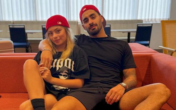 Skarleth Labra junto a su nueva pareja, Jorge Aldonay.