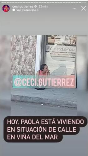 Hija de Álvaro Salas fue captada en las calles de Viña del Mar. (@ceci.gutierrez)