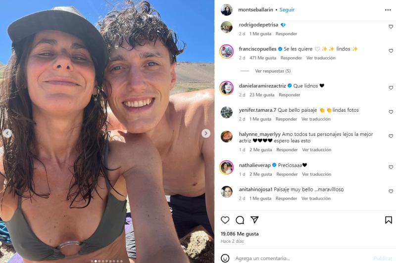 Montserrat Ballarín junto a su nueva pareja, el cantante urbano Bocho.