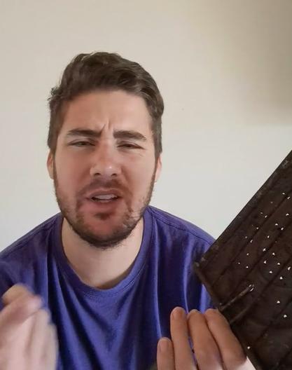 El joven uruguayo no entendía como usar el tostador - Créditos: Captura