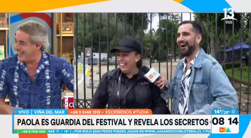 Paola sacó risas con su comentario a los conductores de "Tu Día" - Créditos: Captura Canal 13