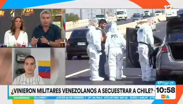 Preocupación causa el secuestro de exmilitar venezolano - Créditos: Captura Canal 13