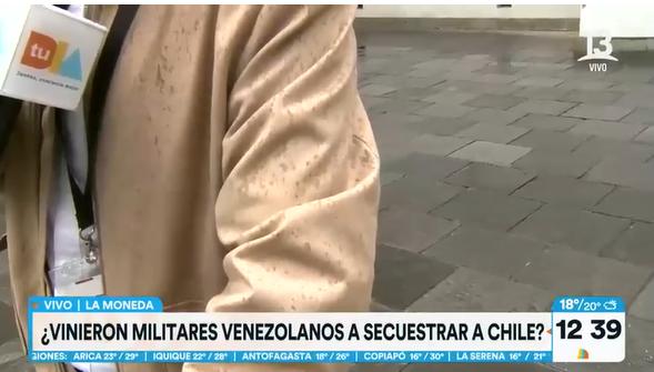 Gabriel Alegría mostró que llegó la lluvia a Santiago Centro - Créditos: Captura Tu Día