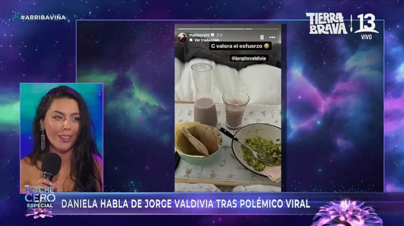 Daniela Aránguiz habló del polémico desayuno