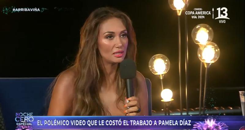 Pamela Díaz recordó polémico video que le costó su trabajo