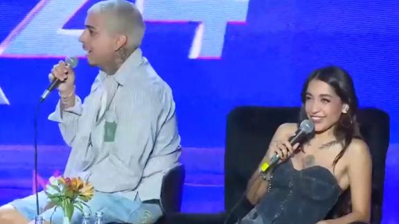 Young Cister le hizo recomendaciones chilenas a María Becerra - Créditos: Captura