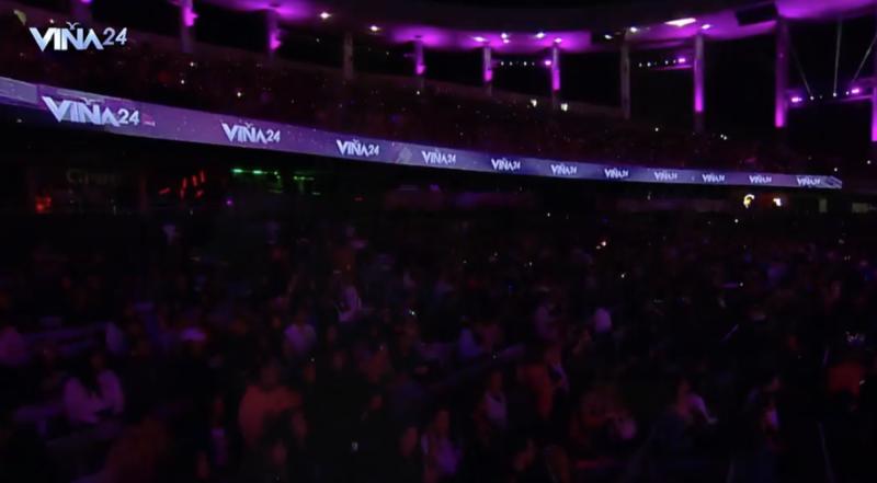 Así fue el motivo minuto de silencio en la apertura del Festival de Viña 2024