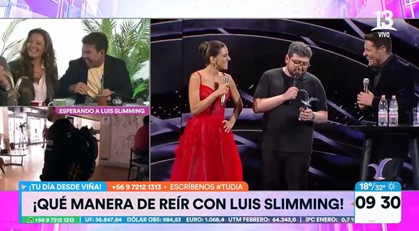 Pamela Leiva hizo reir a todos los panelistas de Tu Día - Créditos: Captura Canal 13