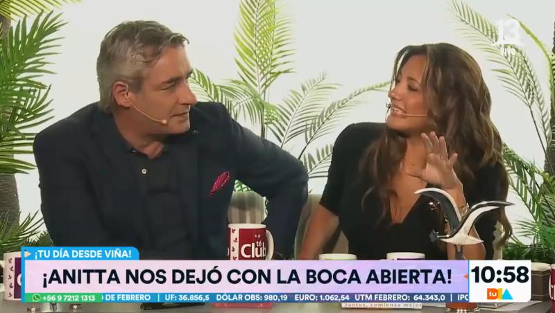 La divertida reacción de Repe y Pri al show de Anitta