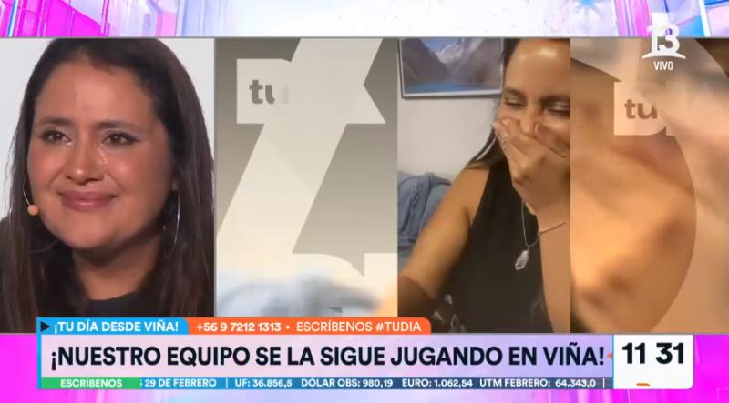 Pamela Leiva se emocionó recordando el show de Anitta - Créditos: Captura Tu Día