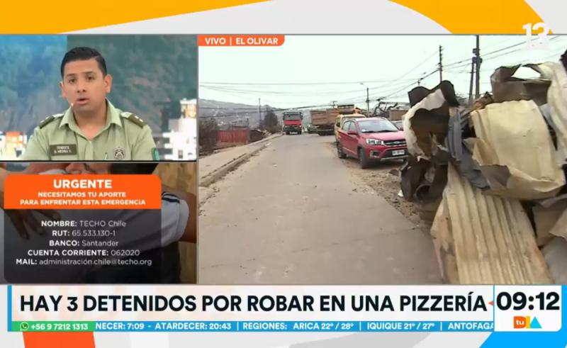 Tres detenidos por robar pizzería durante el toque de queda - Tu Día