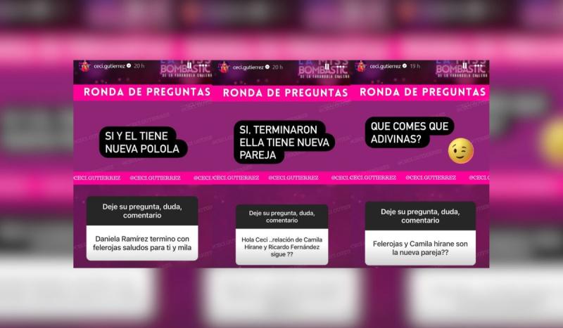 Aseguran que Camila Hirane inició una relación con Felipe Rojas
