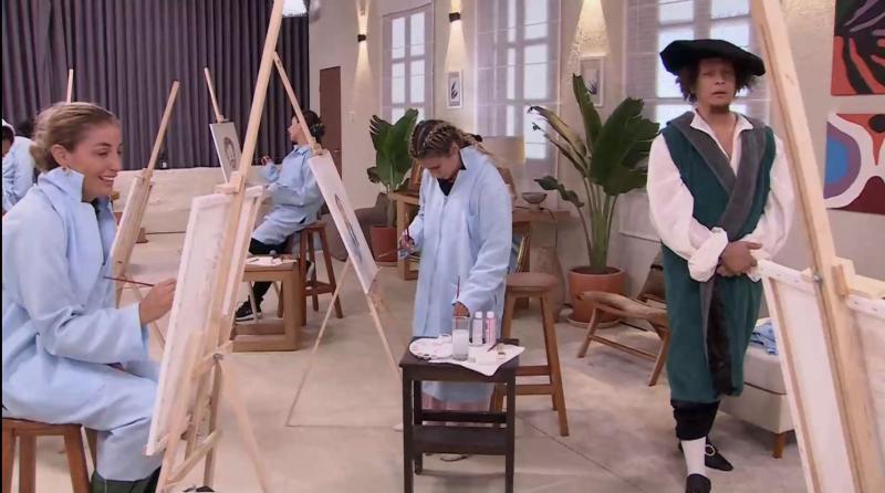 Fefo enseña pintura en Tierra Brava