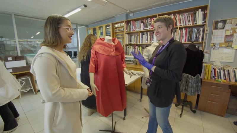 María Jesús Sothers conoció un abrigo utilizado por Rosa Marckmann de González