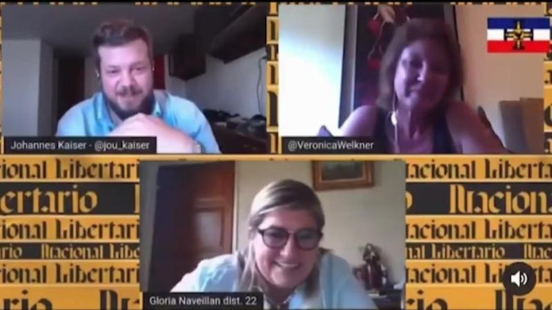 Johannes Kaiser, Gloria Naveillán y Verónica Welkner