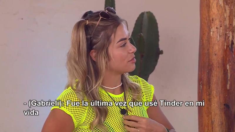 Gabrieli tuvo una incómoda cita por Tinder