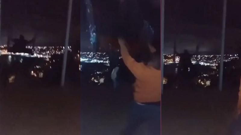 Mujer cae del "Columpio de los deseos"