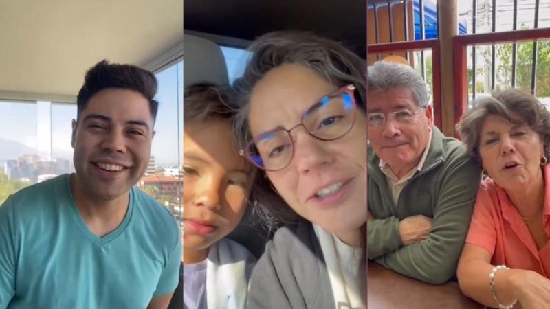 Familia de Pancho Saavedra