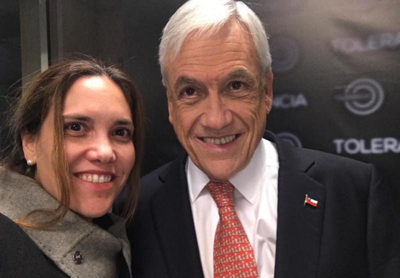 Magdalena Piñera y su padre, Sebastián Piñera - Instagram