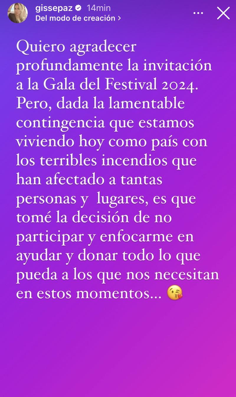 Gissella Gallardo - Instagram