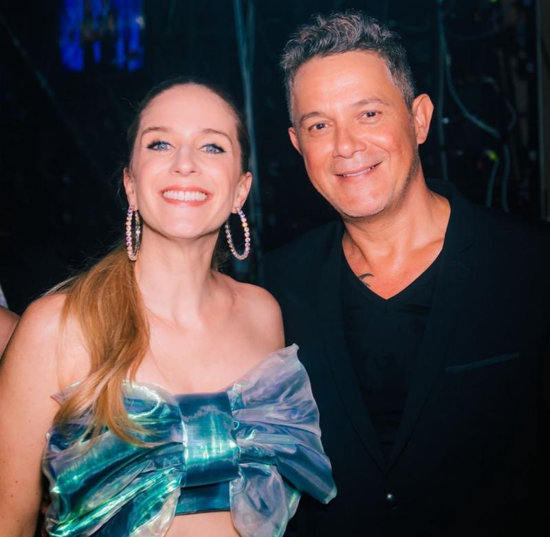 Alison Mandel y Alejandro Sanz - Instagram
