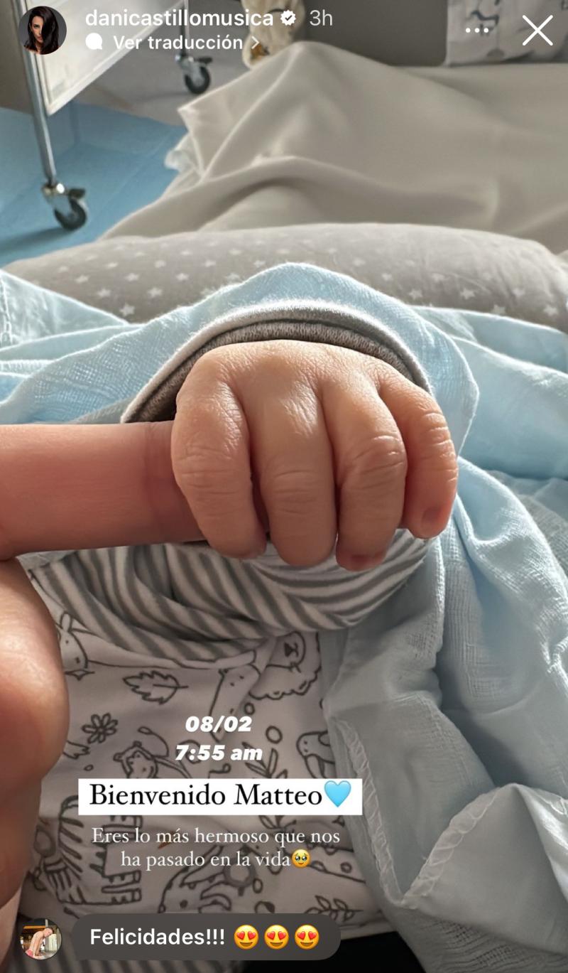 Daniela Castillo dio a luz a su hijo Matteo - Instagram