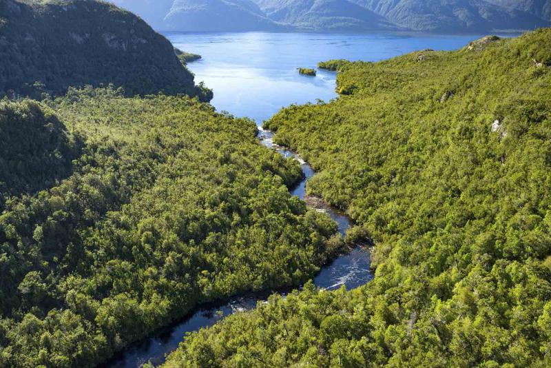 Isla virgen chilena. Créditos: Portal inmobiliario Hall & Hall