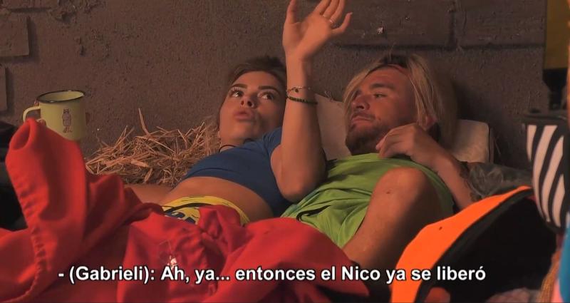 Junior Playboy acostado con Gabrieli Moreira comentan la victoria de Nicolás Solabarrieta