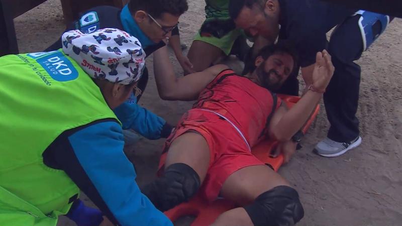 Caída de Arturo Longton en Tierra Brava