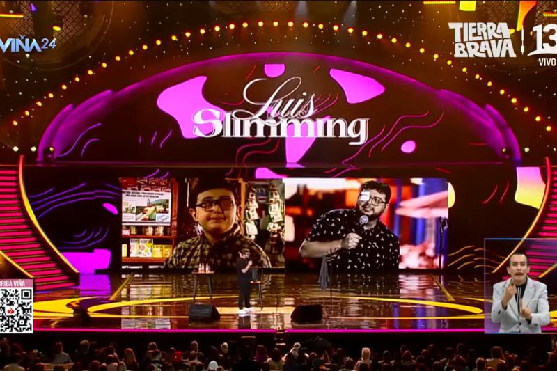 Luis Slimming en el Festival de Viña 2024