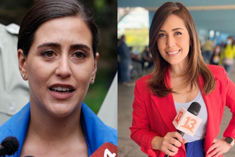 Ana María Silva de "Tu Día" y alcaldesa Macarena Ripamonti