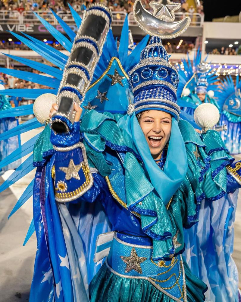 Ignacia Antonia en el carnaval de Río de Janeiro - Créditos: Instagram