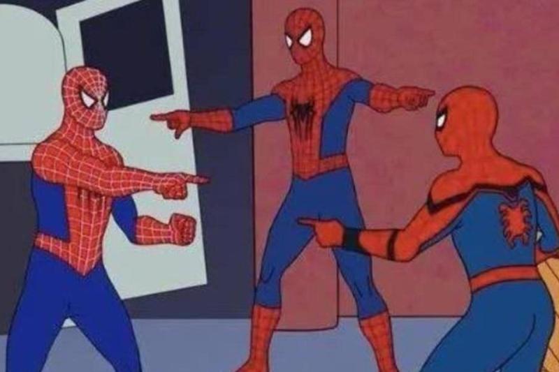 Sergio Freire y Los Bunkers imitan meme de Spiderman