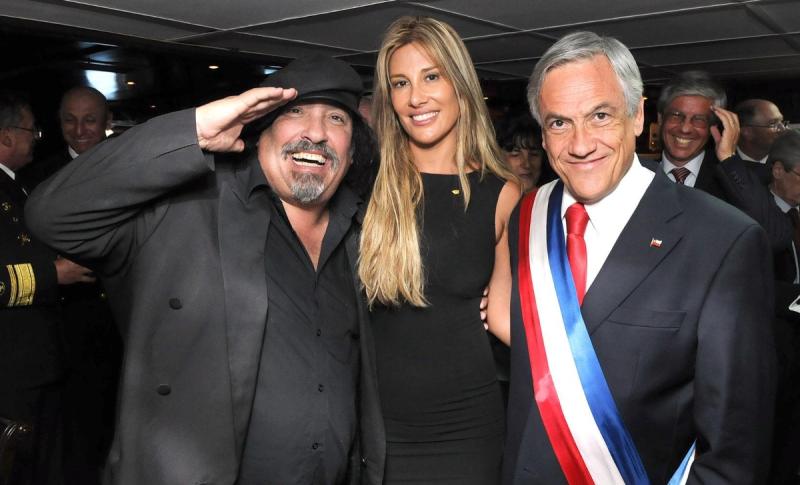 Negro Piñera y Sebastián Piñera