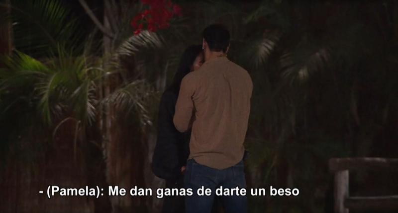 Pamela Díaz le pide un beso a Jhonatan Mujica en Tierra Brava