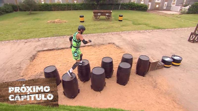 Jhonatan Mujica corre en la prueba de salvación de Tierra Brava