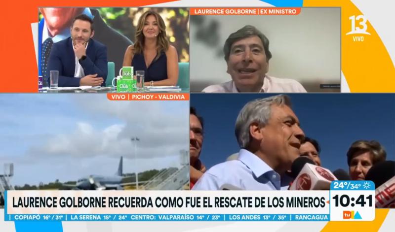 Laurence Golborne recuerda a Sebastián Piñera - Tu Día