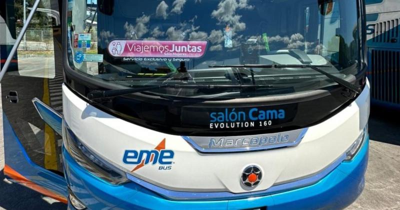 EME bus lanza viaje solo para mujeres y niños - Créditos: Sabes.cl