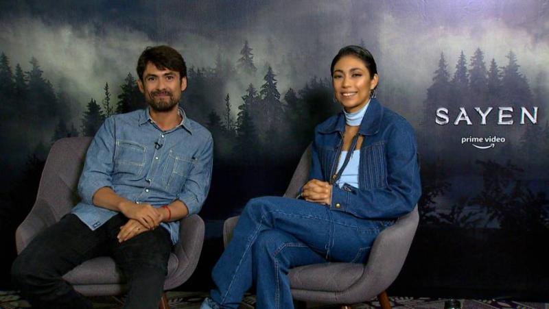 Los actores Eduardo Paxeco y Rallen Montenegro para la película "Sayen" | Prime Video