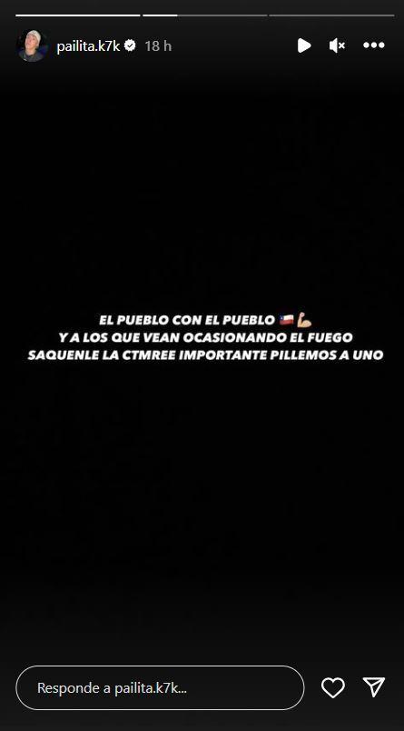 Historia de Pailita en medio de los incendios en Viña del Mar.