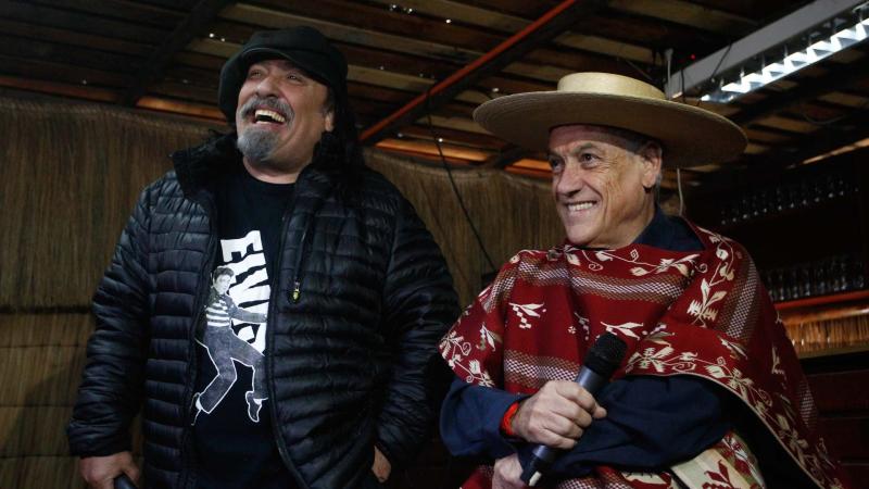 Negro Piñera junto al ex Presidente y hermano, Sebastián Piñera.