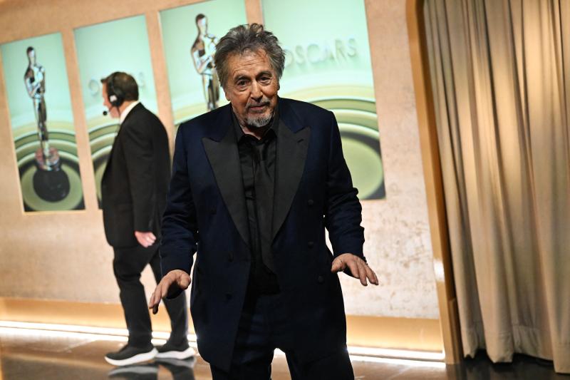 Al Pacino fue el encargado de anunciar la Mejor Película - Créditos: AFP