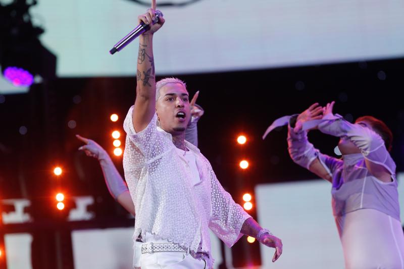 Young Cister durante su show en el Festival de Viña 2024 - Créditos: Agencia Uno