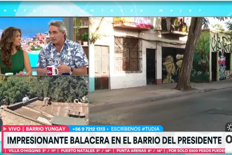 Balacera en barrio del Presidente Gabriel Boric