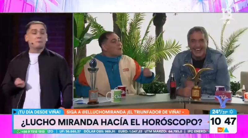 Lucho Miranda hizo reír a todos en "Tu Día" - Créditos: Captura Canal 13
