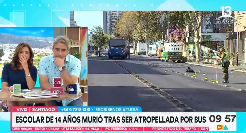 Escolar falleció atropellada en Santiago centro - Tu Día