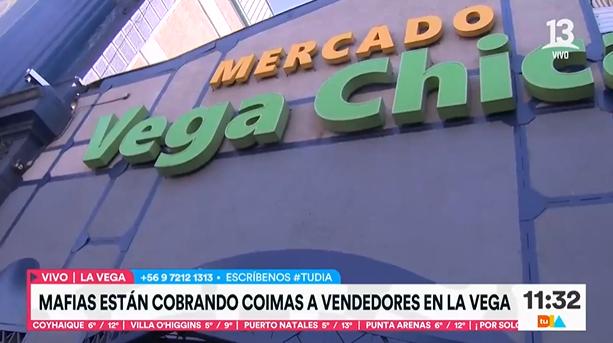 Trabajadores de La Vega realizan fuerte denuncia - Créditos: Captura Canal 13