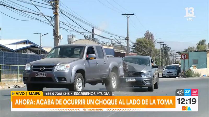Joven chocó vehículo en el que se transportaba su madre