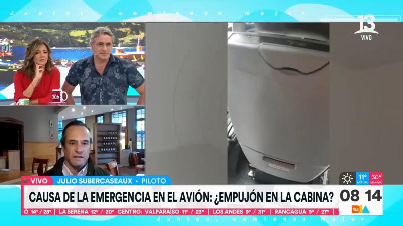 Causa de emergencia de avión Sídney - Santiago: ¿Empujón en la cabina?