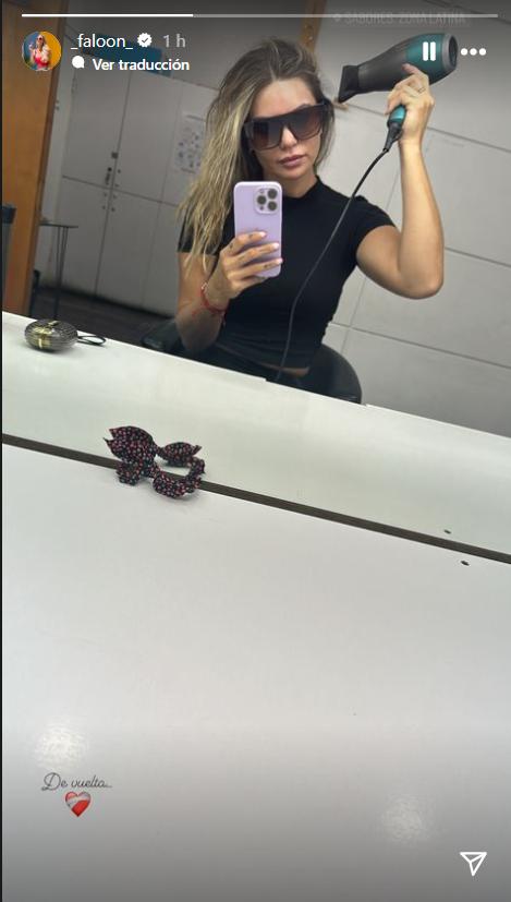 El primer posteo de Faloon Larraguibel tras haber sido víctima de violencia intrafamiliar.